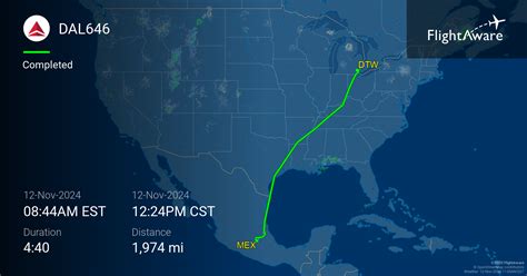 dal646|DL646 (DAL646) Delta Flight Tracking and History .